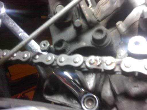 Loosening the arm brackets